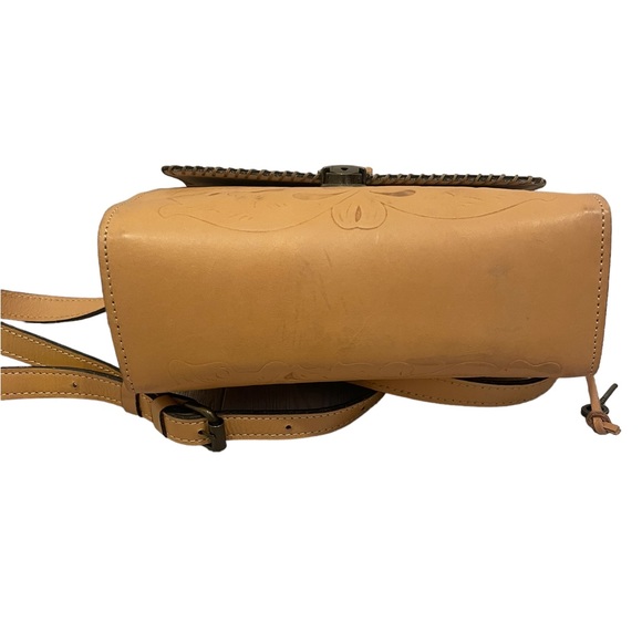 Patricia Nash Carved Leather Crossbody - Picture 5 of 12